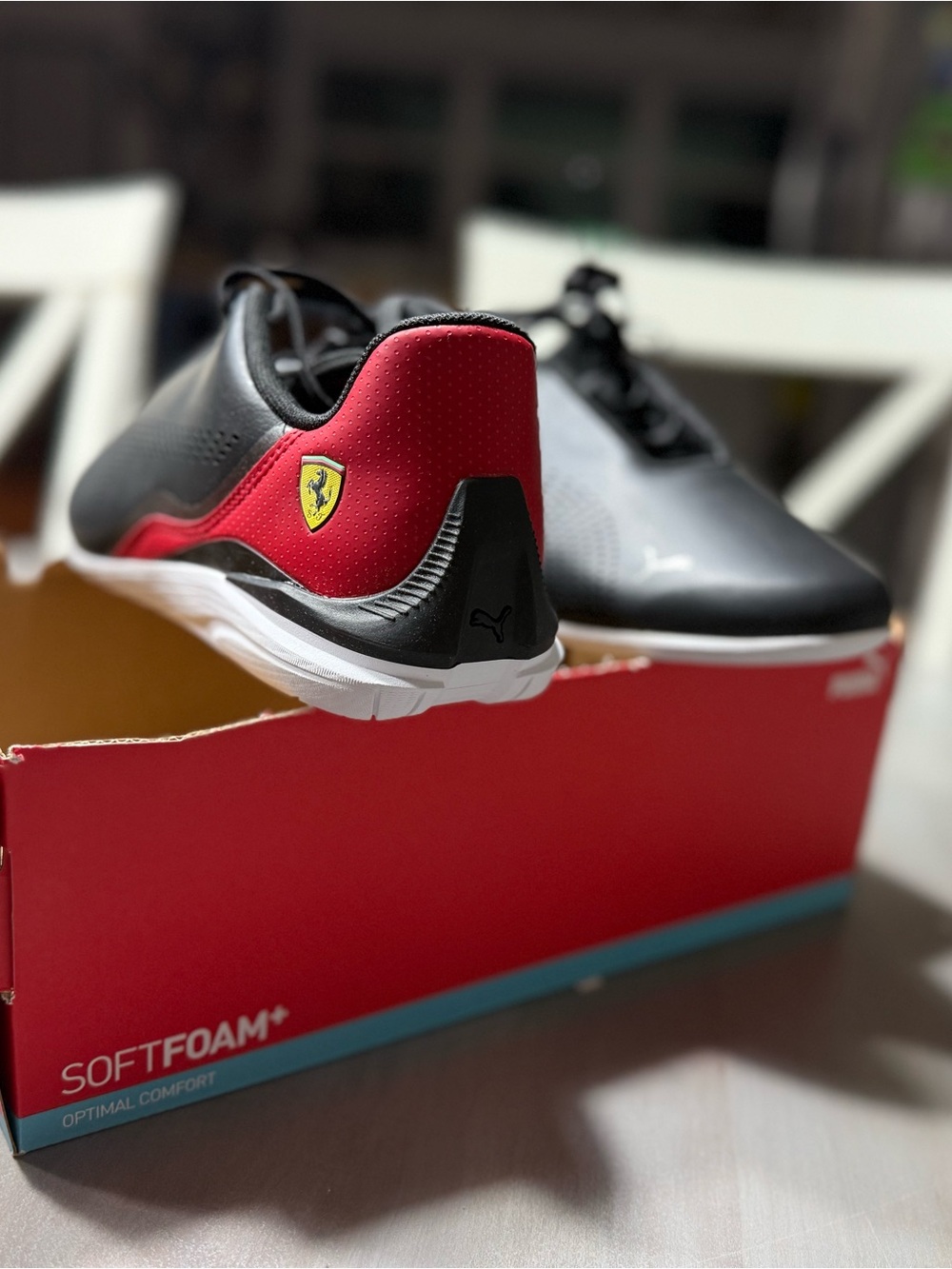 PUMA Scuderia Ferrari Drift Cat Decima Black Red Men’s 10.5